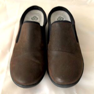 Clarks mule shoes